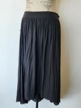 Talula Black Maxi Skirt Pockets